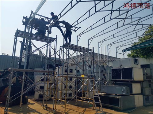 上海崇明建設鎮大型推拉篷工地倉儲雨棚哪里做 上?；顒佑昱飯髢r定做